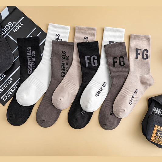 Fear of God FG Vintage Alphabet Socks 2 pairs