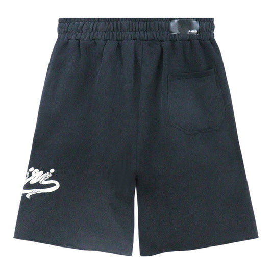 AMRI Letter Logo Embroidery Shorts