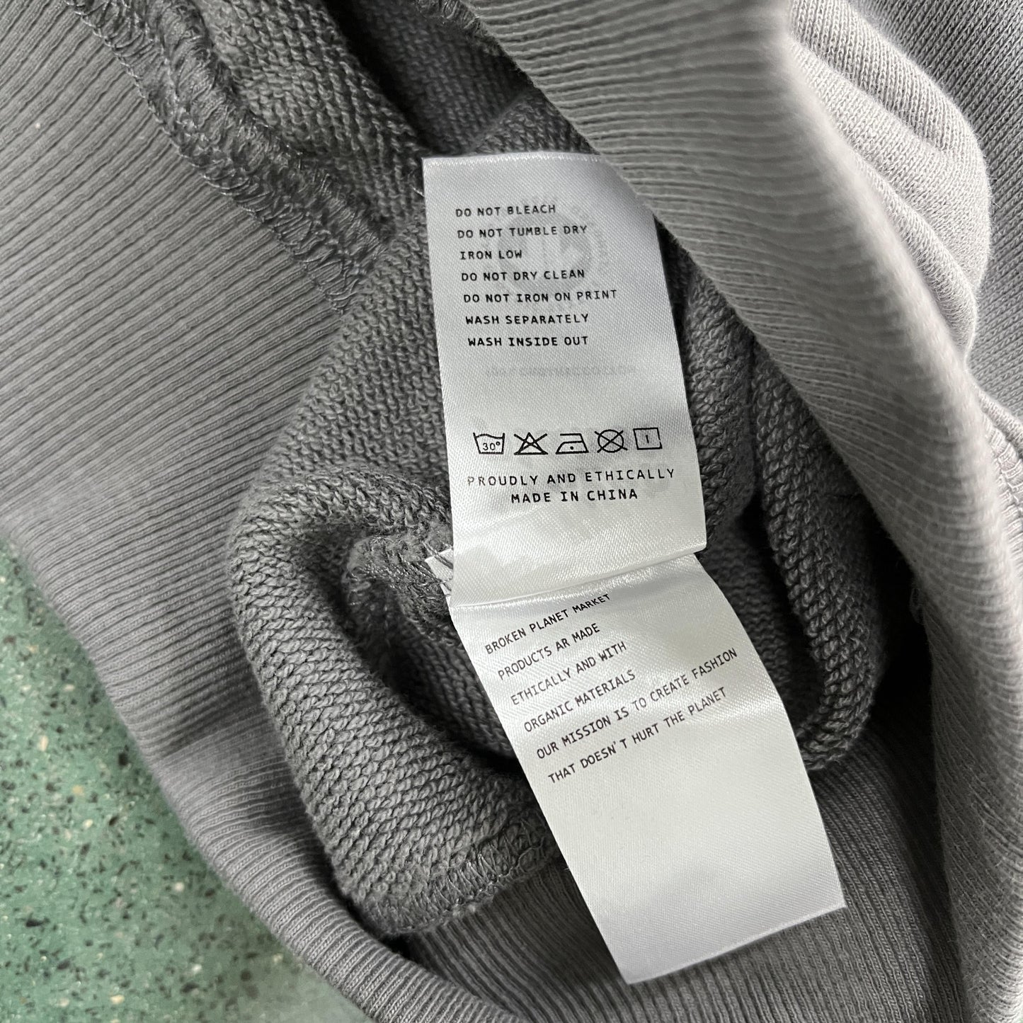 Broken P Planet Zip Up Hoodie