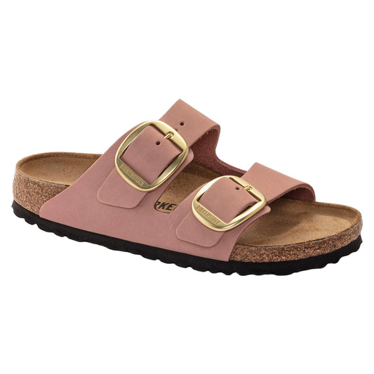 Birkenstock Arizona Big Buckle Nubuck Leather in Old Rose 37EU