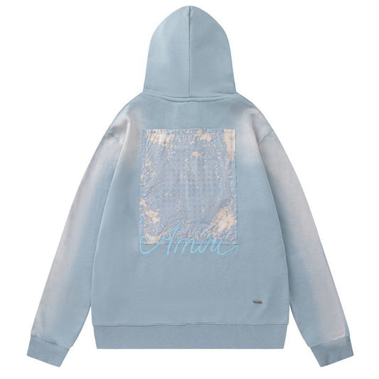 AMRI Bandana-Embellished Cotton Hoodies