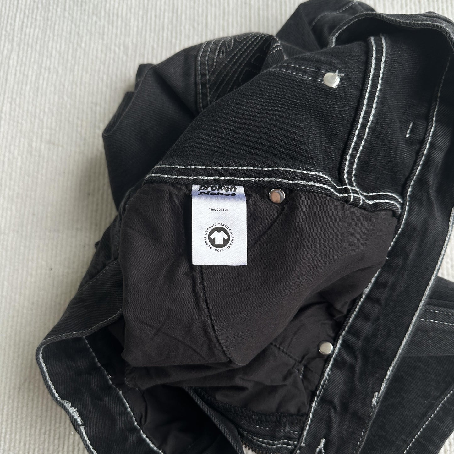 Broken P Denim Jeans Shorts