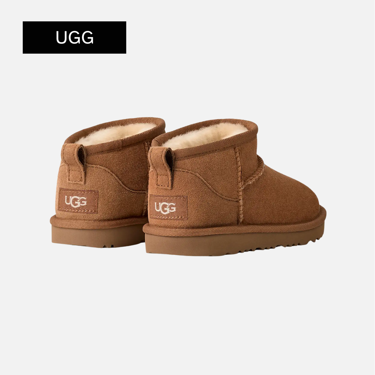 UGG Classic Ultra Mini Boot Kids 'Chestnut'