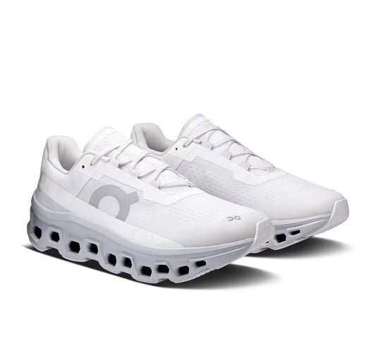 ON Mens Cloudmonster White/Glacier