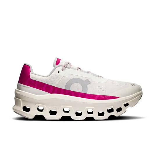 ON Womens Cloudmonster Ivory/Grenadine