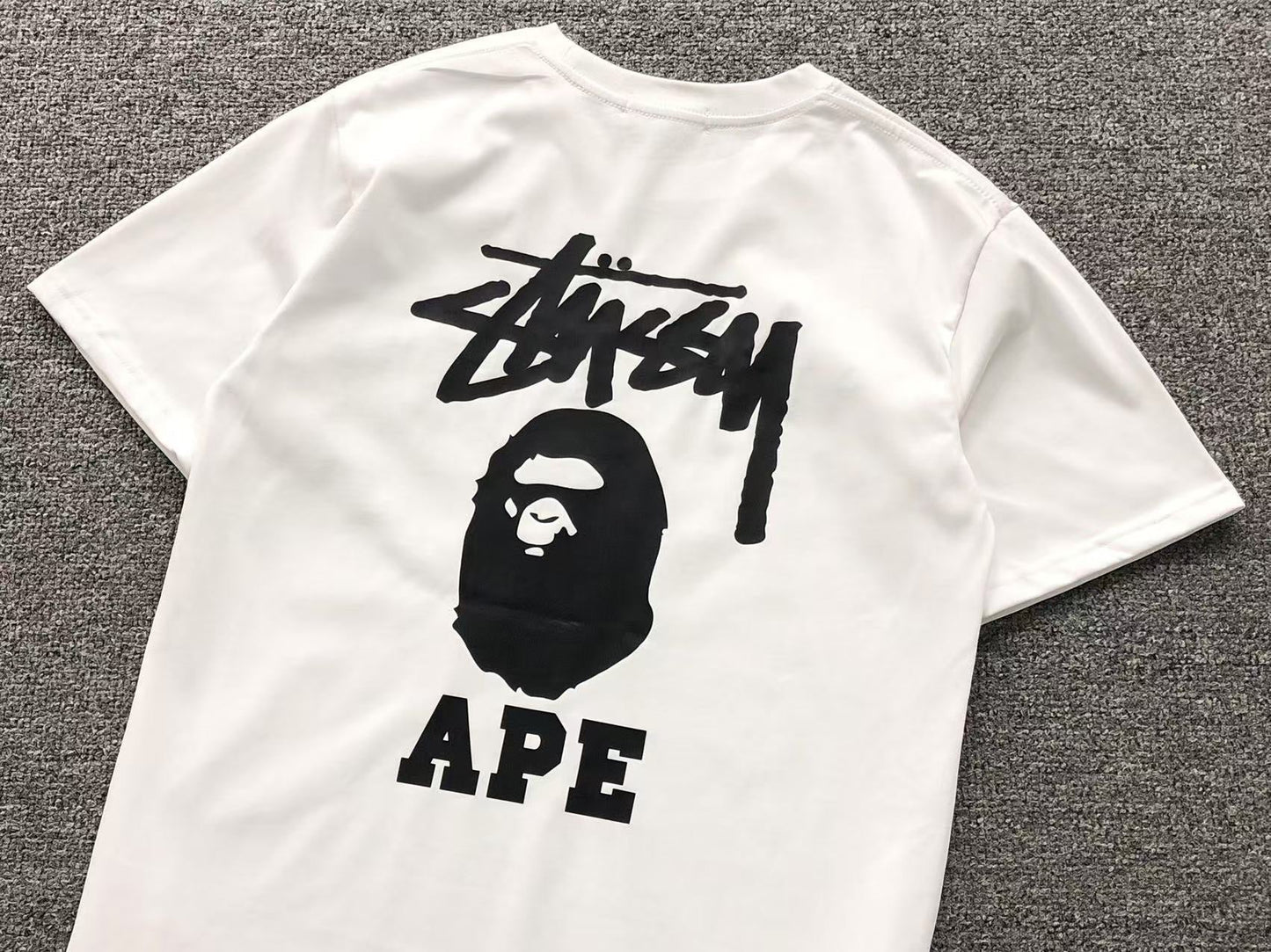 Bape x Stussy Tshirt