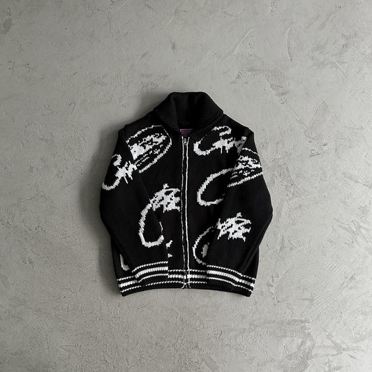 Corteiz heavy knit jacquard sweater