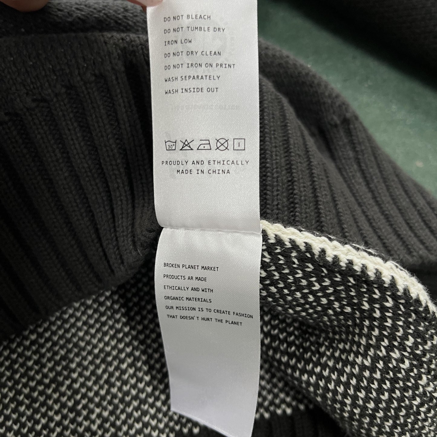 Broken P Skull Heart Sweater