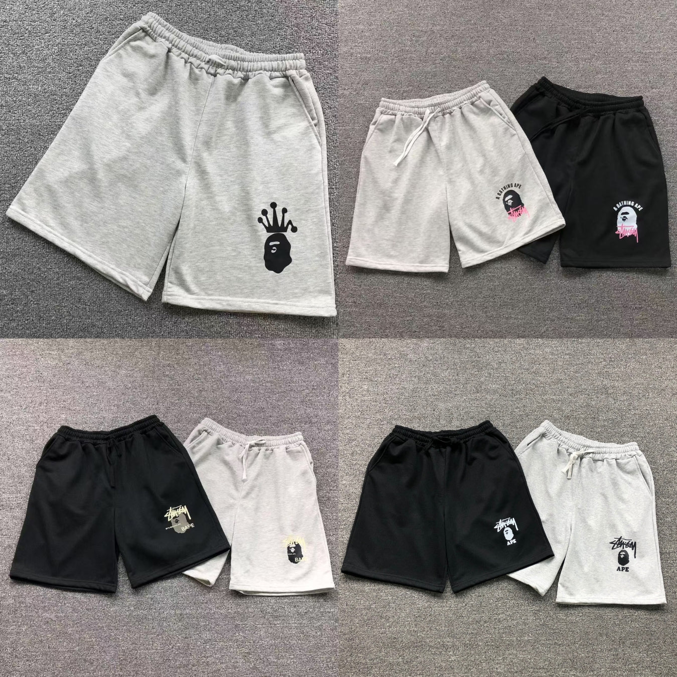 Bape x Stussy Shorts 19+