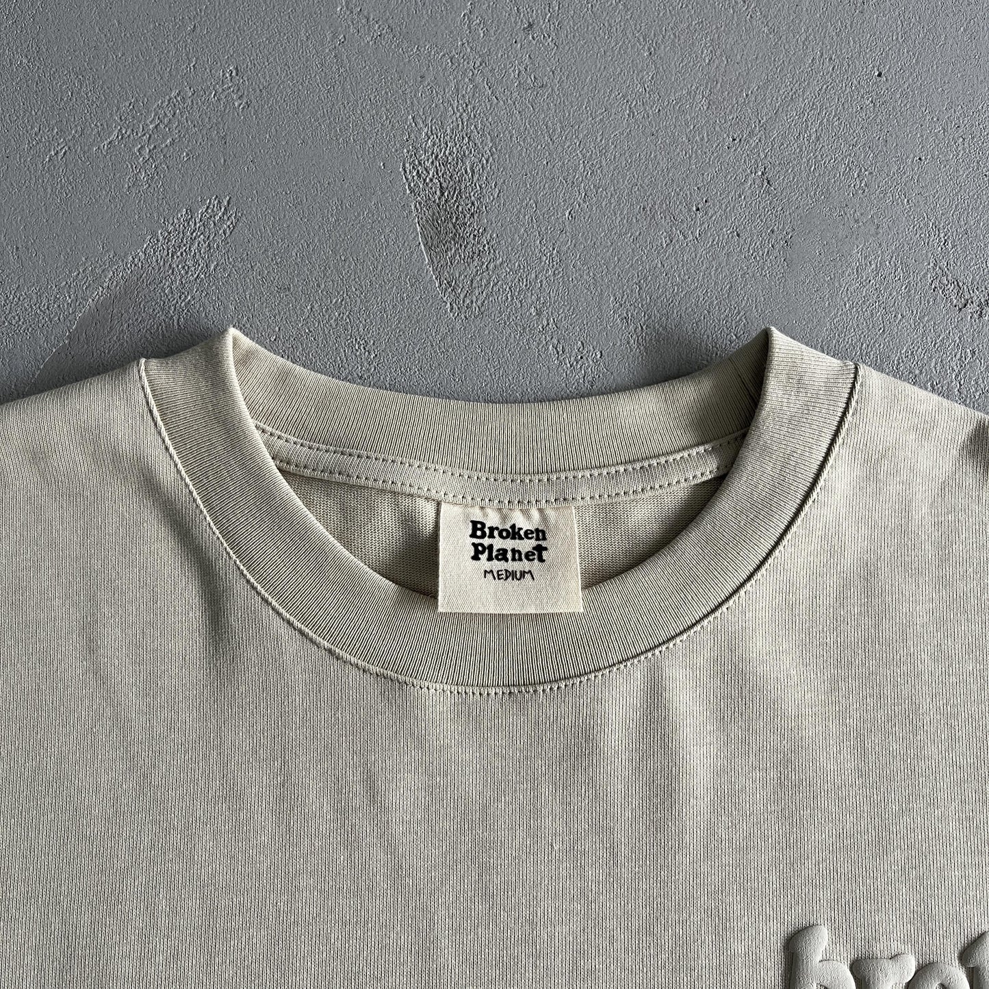 Broken P Basic Letter Short TShirt