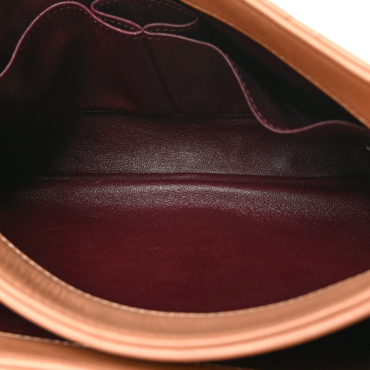 Lambskin Quilted Small Trendy CC Dual Handle Flap Bag Camel