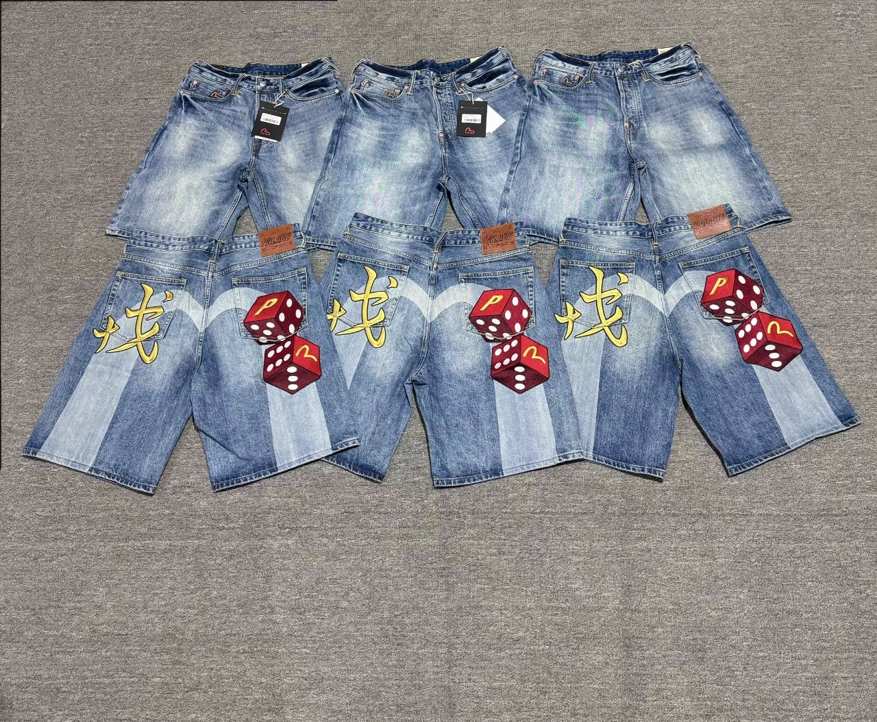 Evisu x Palace Shorts 2+