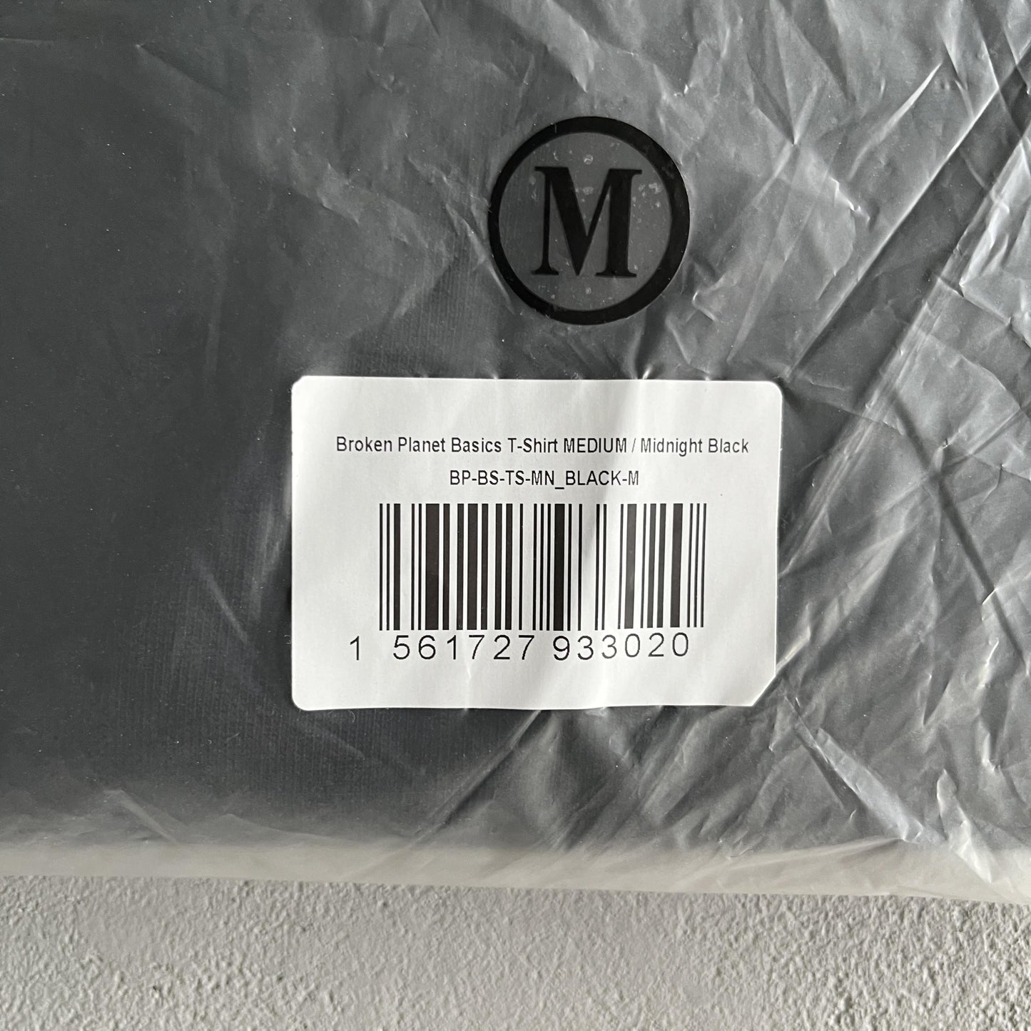 Broken P Basic Letter Short TShirt