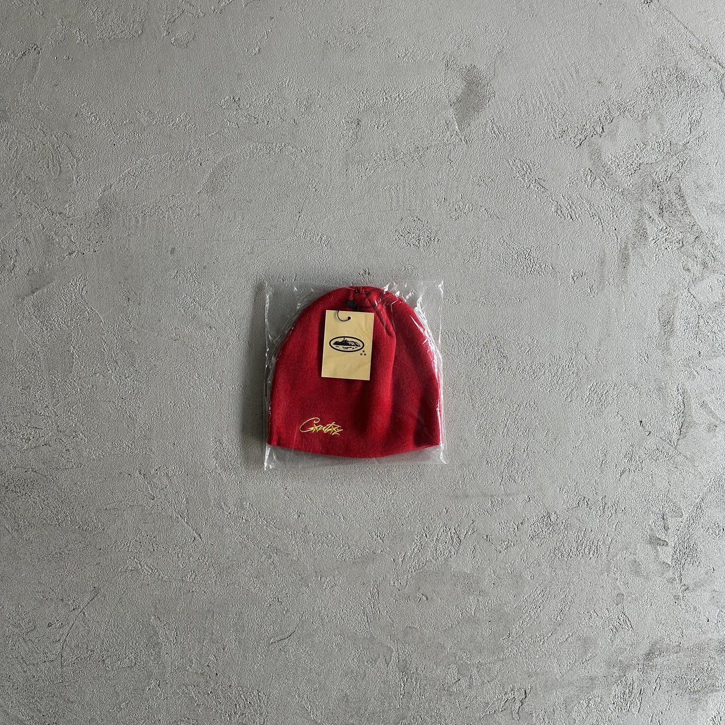 Side Embroidered Cold Hat-Red