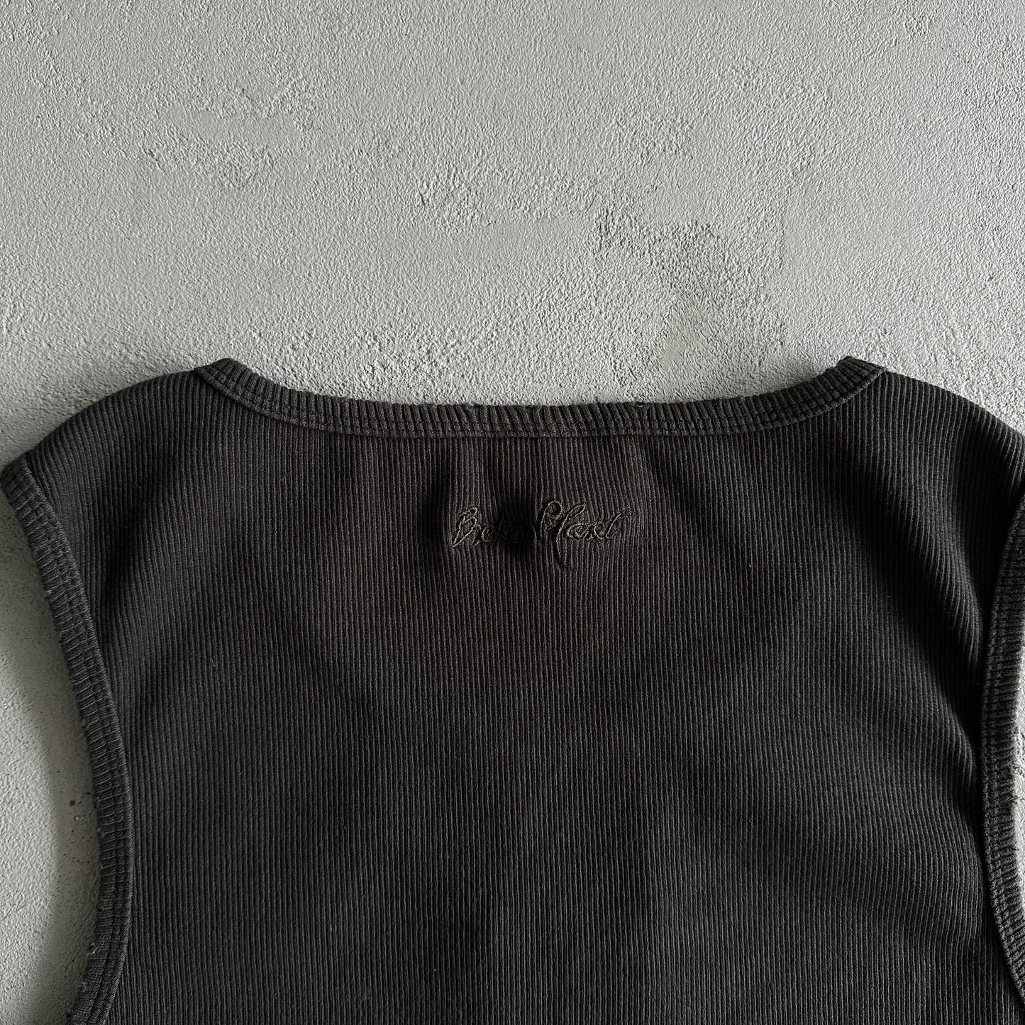 Broken P Mens Washed Ribbde Tank Top