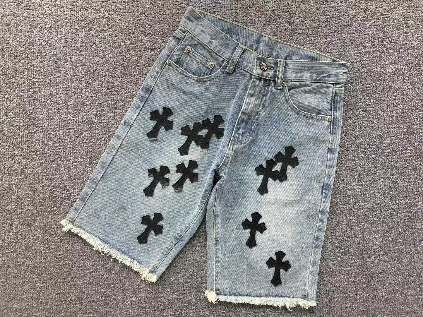 Chrome Hearts Jeans Shorts