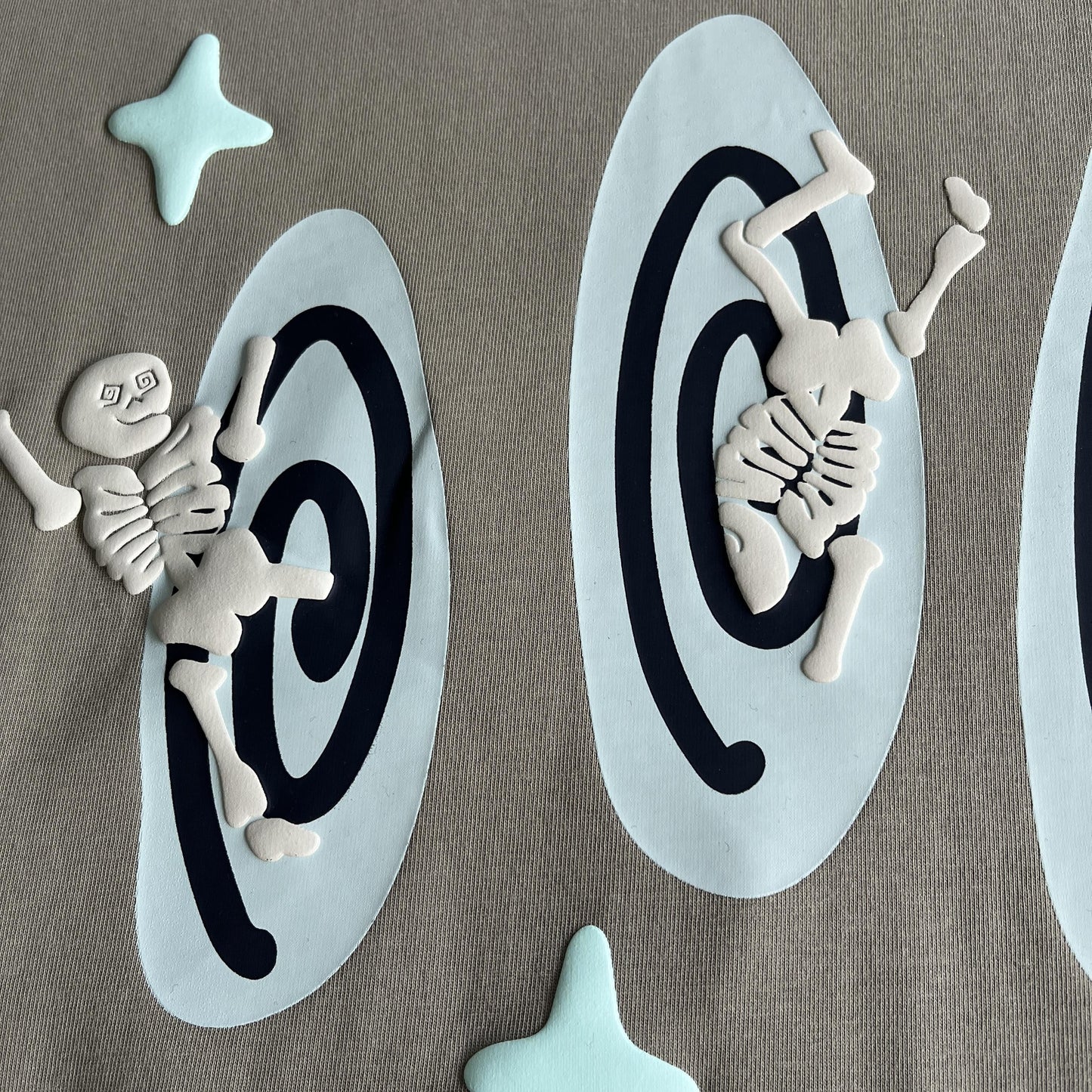 Broken P Three Skull Space TShirt