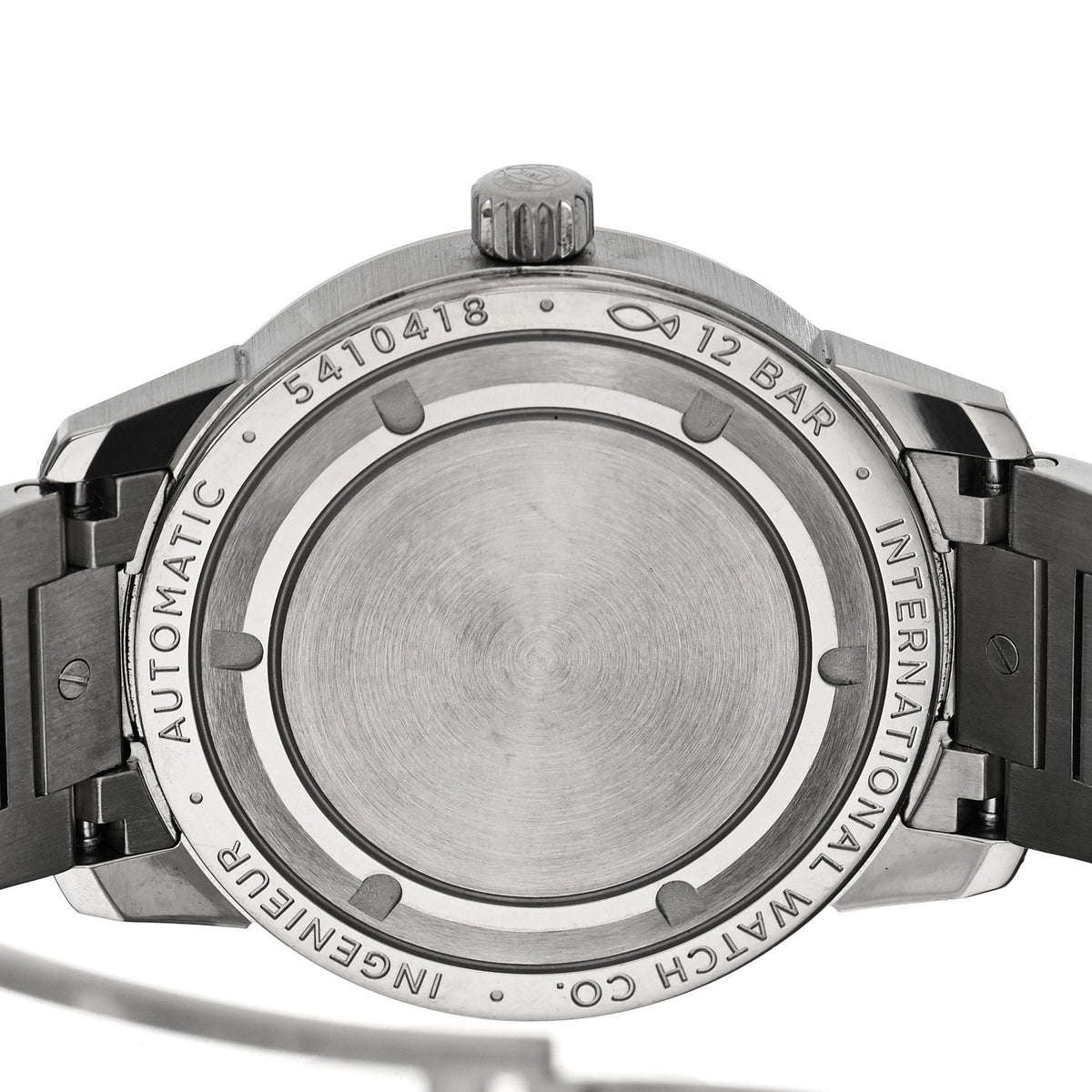 Stainless Steel 40mm Ingenieur Automatic Watch Black IW357002